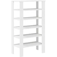 VidaXL Schuhregal Weiß 61x32x105 cm Holzwerkstoff