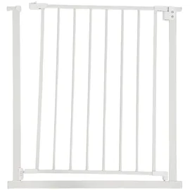 Relaxdays Treppenschutzgitter 75–80 cm Weiß