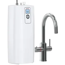 Stiebel Eltron HOT 2.6 N Premium + 3in1 c (chrom), heißes Wasser (95°C) in einer Sekunde, Set mit speziellem Wasserhahn für die Küche, TÜV geprüft