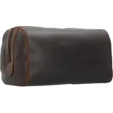 LEONHARD HEYDEN Salisbury Kulturbeutel Leder 25 cm braun