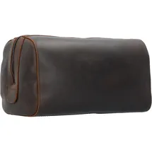 LEONHARD HEYDEN Salisbury Kulturbeutel Leder 25 cm braun
