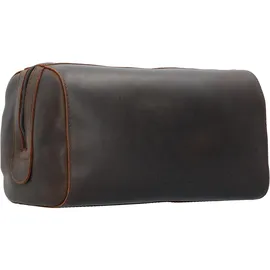 LEONHARD HEYDEN Salisbury Kulturbeutel Leder 25 cm braun