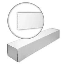PROFHOME DECOR PROFHOME 653117-Box Sockelleisten 1 Karton Set mit 6 Fußleisten 12 m Weiß