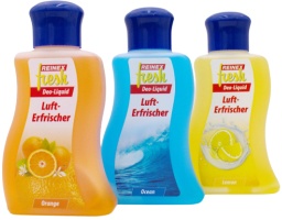 Reinex fresh Deo-Liquid Lufterfrischer, 1 Flasche Liqiud, Duftnote nicht frei wählbar, 375 ml - Flasche