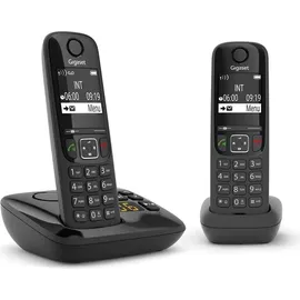 Gigaset AS690A Duo (Italien) Schwarz