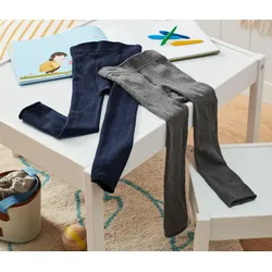 Tchibo - 2 Strickleggings - Herren - Gr. 134/140 - dunkelgrau
