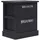 vidaXL Nachtschrank 38 x 28 x 45 cm Schwarz