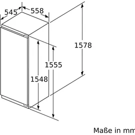 Siemens iQ500 KI72LADE0 Einbaukühlschrank (248 l, 1577 mm hoch)