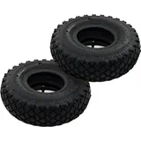 vidaXL 2 Reifen 2 Schläuche 3,00 - 4 260 x 85 für Sackkarren Gummi