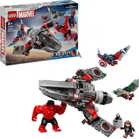 LEGO Marvel Super Heroes 76292 Showdown zwischen Captain America und Red Hulk