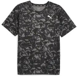 PUMA Fit Ultrabreathe Print T-Shirt Herren 01 - PUMA black/q1 print S