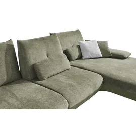 Sofa.de Ecksofa Celine ¦ grün ¦ Maße (cm): B: 316 H: 90 T: 190
