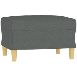 vidaXL Fußhocker 60 x 50 x 41 cm Dunkelgrau