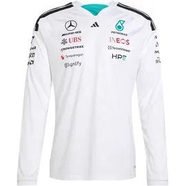 adidas Mercedes - AMG Petronas Formula 1 Team Driver Jersey Longsleeve, white 3XL