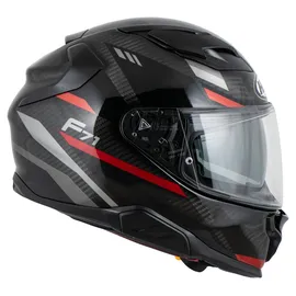 HJC Helmets F71 Carbon Esira Schwarz/Rot S