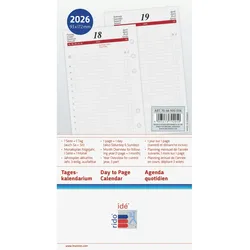 Rido Tageskalendarium Timing 2 1 Tag/Seite 9,3x17,2cm 2026