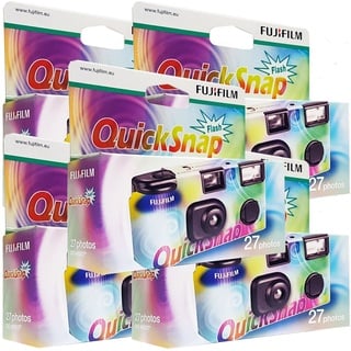 Fujifilm Quicksnap Flash Einwegkamera (5er Pack) - 27 Fotos mit Blitz