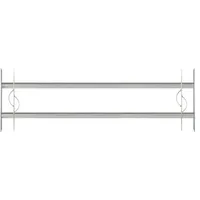 GAH Alberts Fenstergitter Secorino Style Ausziehgitter 1000-1500 x 300 mm