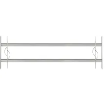 GAH Alberts Fenstergitter Secorino Style Ausziehgitter 1000-1500 x 300 mm