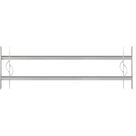 GAH Alberts Fenstergitter Secorino Style Ausziehgitter 1000-1500 x 300 mm