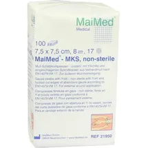 Maimed Schlitzkompressen 7,5 x 7,5 cm 100 St.