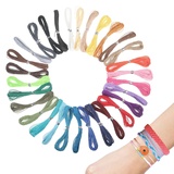 30 Roll Gewachste Baumwollschnur Band Für Armbänder Bänder für Armbänder Makramee Garn Makramee Garn Scooby DOO Bänder Nylonschnur Für Armbänder Faden für Armbänder Makramee Garn 1mm für DIY