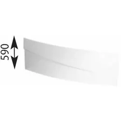 EVIA 160 L Frontschürze, weiss