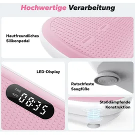 Merach Vibrationsplatte Rosa