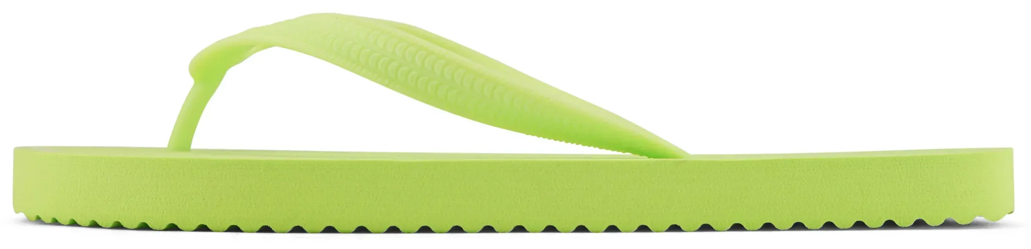 Flip Flop Zehentrenner, Sommerschuh, Poolsildes, frei von tierischen Bestandteilen Flip Flop neongrün 36