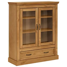OTTO home Vitrine Selma Highboard 100 x 38 x 120 cm Beige