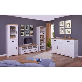 Interlink Maluno Sideboard 166,4 x 48,3 x 104 cm Weiß Holz