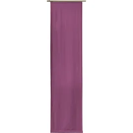 Wirth Schiebegardine WIRTH "Newbury" Gr. 3, lila (beere), B:57cm H:225cm, Jacquard, Baumwolle, Polyester, Gardinen, Ohne Befestigungszubehör, Breite: 57 cm