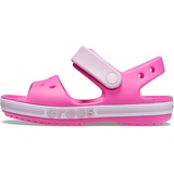 Crocs unisex-child Bayaband Sandal Sandal, Electric Pink, 25/26 EU