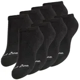 Yenita® Sneakersocken 8-Paar Schwarz 23-26