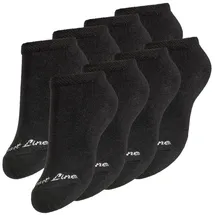 Yenita® Sneakersocken 8-Paar Schwarz 23-26