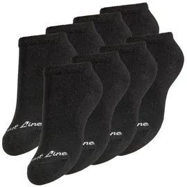 Yenita® Sneakersocken 8-Paar Schwarz 23-26