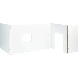 Raumteiler TOJO "kids Wand", weiß, MDF, Regale, Spielwand für individuelle Spielwelten, Höhe 70 cm