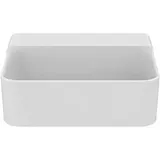 Ideal Standard Conca Handwaschbecken T387901 400x350mm, ohne Überlauf, geschliffen, ohne Hahnloch, weiß