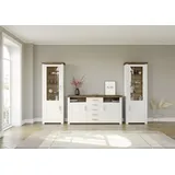 Set One by Musterring Wohnwand »York« Set, 3 Stk. tlg., weiß