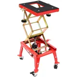 OMGGYER Motorrad Hebebühne höhenverstellbarer Auto Lift Hubtisch Hydraulischer Scherenhubtisch, Mobile Hebebühne Kfz Motorradheber für die Motorradwartung, 160 kg Belastbar