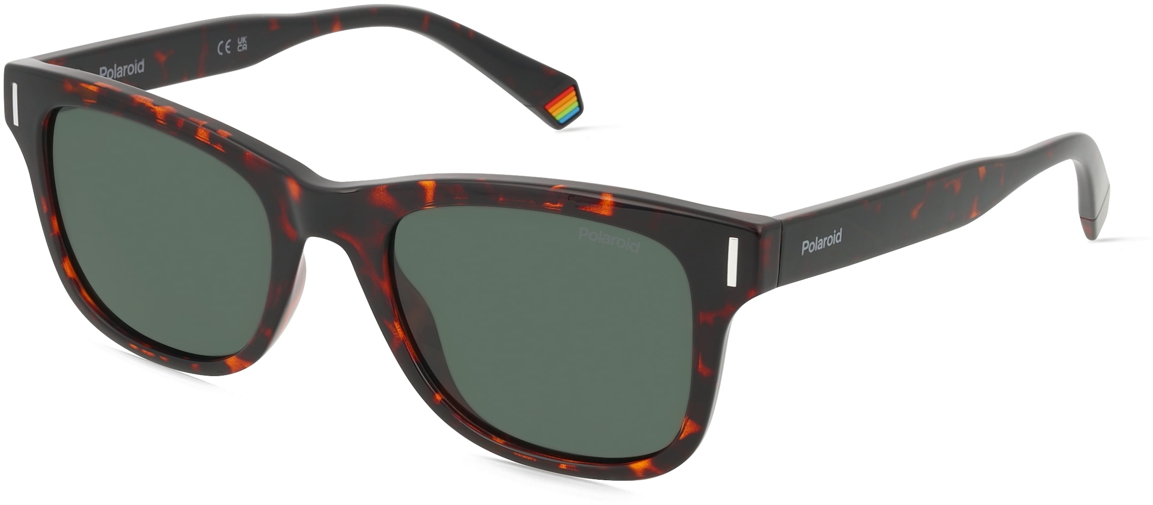 Polaroid PLD 6206/S Unisex-Sonnenbrille Vollrand Eckig Kunststoff-Gestell, braun