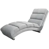Mirjan24 Relaxliege, Hellgrau, Textil, Rechteckig, 62x84x180 cm, Wohnzimmer, Sessel, Relaxliegen