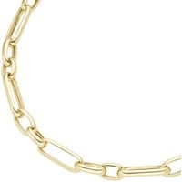 Giorgio Martello Milano Kette Gliederkette, gelb vergoldet, Silber 925 Ketten Gold Damen