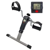 TIGA-MED Bewegungstrainer mit Computer | Einstellbarer Widerstand | platzsparend faltbar | Armtrainer | Beintrainer | Pedaltrainer