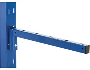Meta Zusätzlicher Kragarm Light 40 + 30 x 500 mm Enzianblau Multistrong L