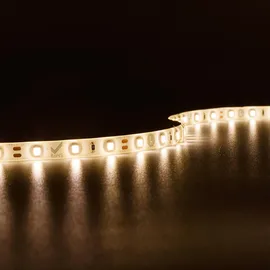 Longlife LED Strip 12V LED Streifen 5M 4,8W/m 60LED/m 8mm - Lichtfarbe: Warmweiß 3000K - Schu...