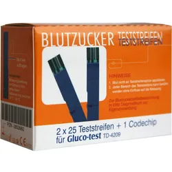 Gluco-Test Blutzuckerteststreifen 50 ST