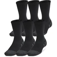 Under Armour Performance Tech Crewsocken 6er Pack Grau/Schwarz 38-42