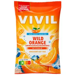 VIVIL® Wild Orange ohne Zucker Bonbons 120,0 g