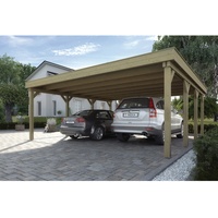 weka Doppelcarport 609 Gr. 1 mit Stahltrapezblechdach BxT: 600 cm x 614 cm